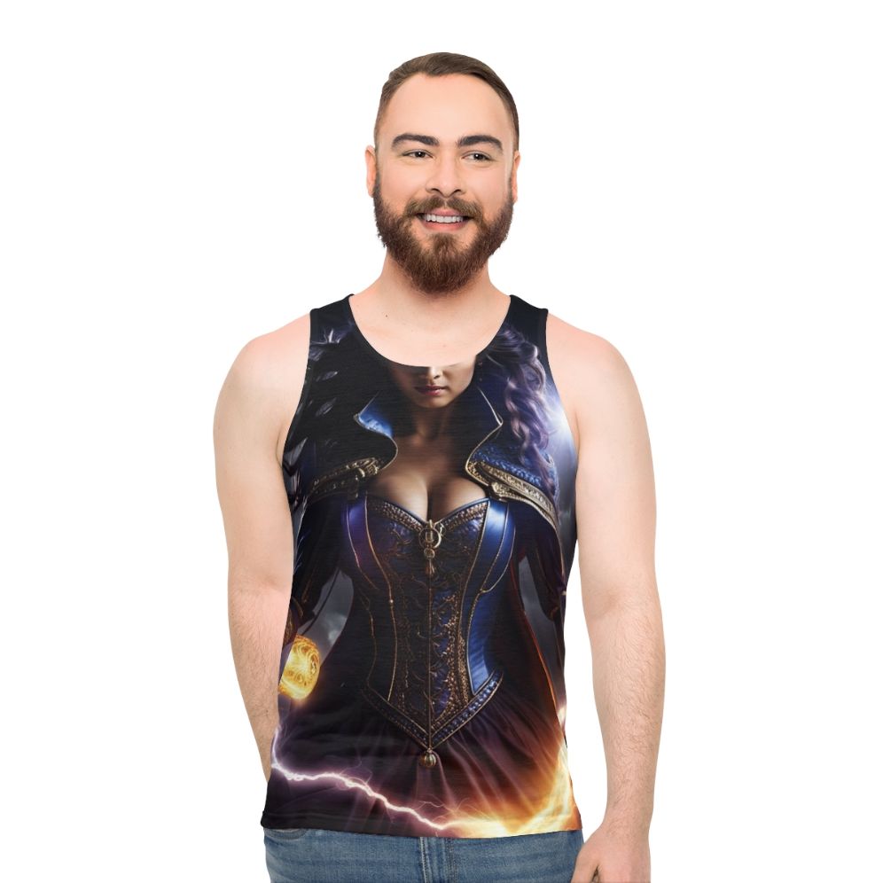 Powerful electric unisex tank top