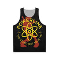 Powerline unisex retro 90s tank top with pop culture inspired design