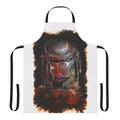 Predator-themed apron with "The Hunt is On" design