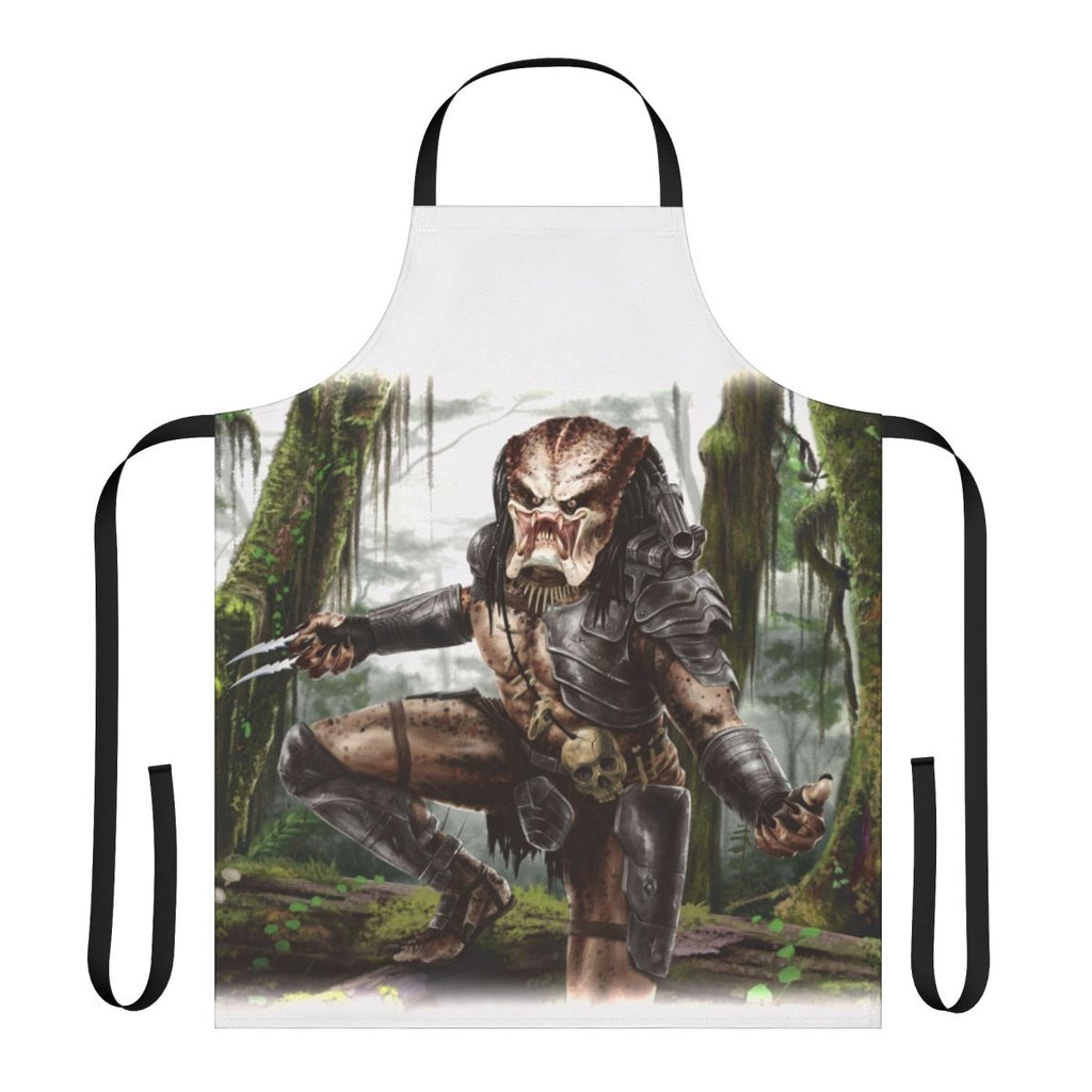 Predatory Jungle Creature Apron - Sci-Fi Movie Merchandise Featuring a Unique Predator Design