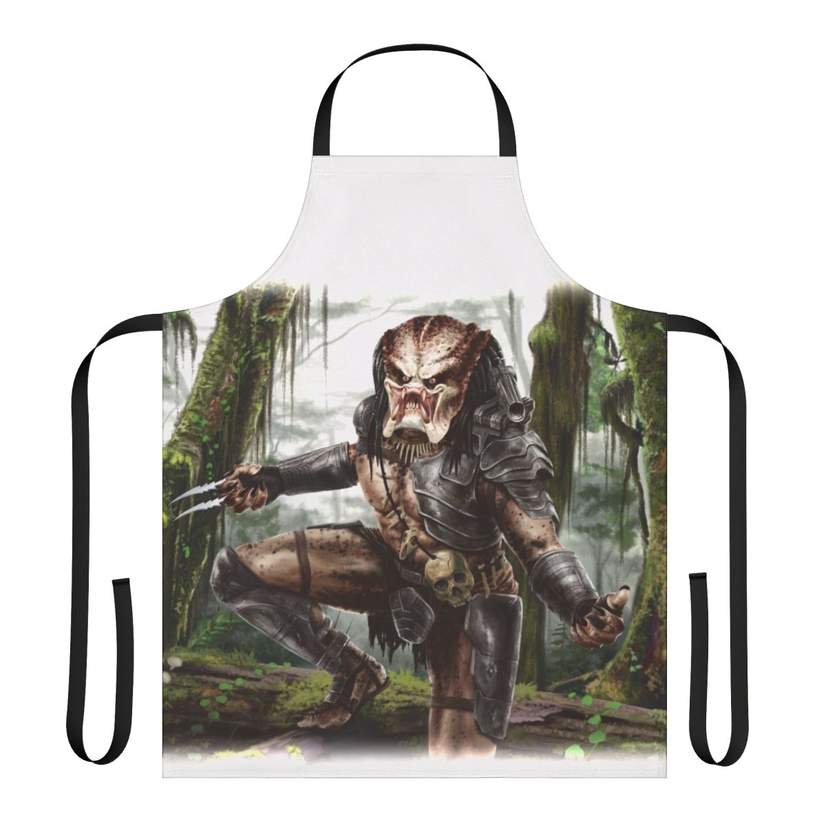Predatory Jungle Creature Apron - Sci-Fi Movie Merchandise Featuring a Unique Predator Design