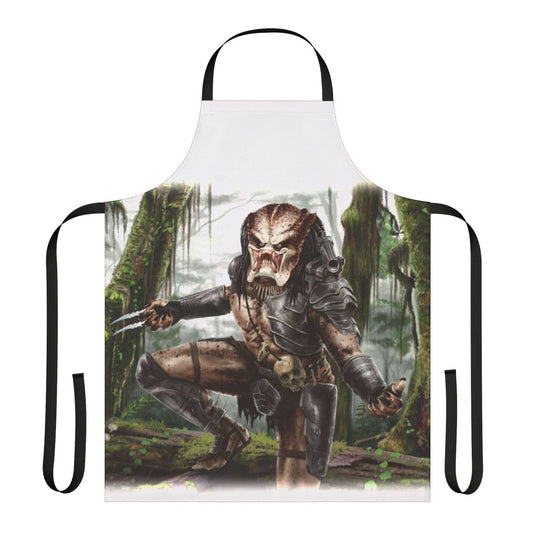 Predatory Jungle Creature Apron - Sci-Fi Movie Merchandise Featuring a Unique Predator Design