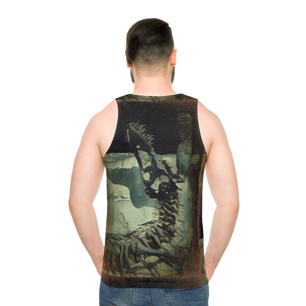 Unisex dinosaur "Bite Me" tank top