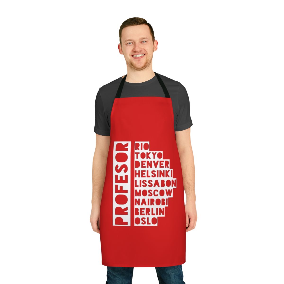Premium Apron Featuring The Professor from Money Heist