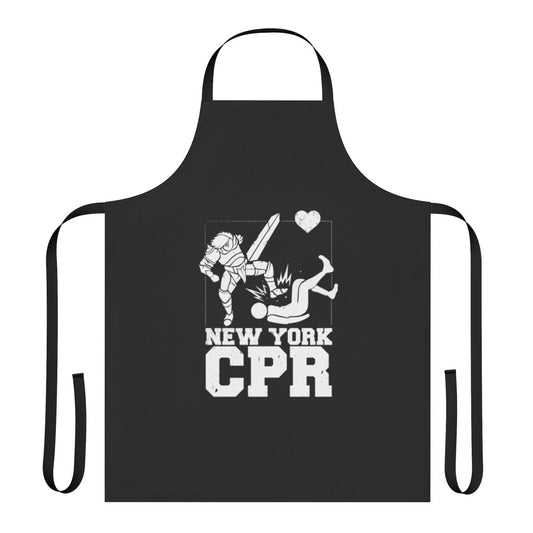 Premium quality black apron with gaming and esports-inspired design.
