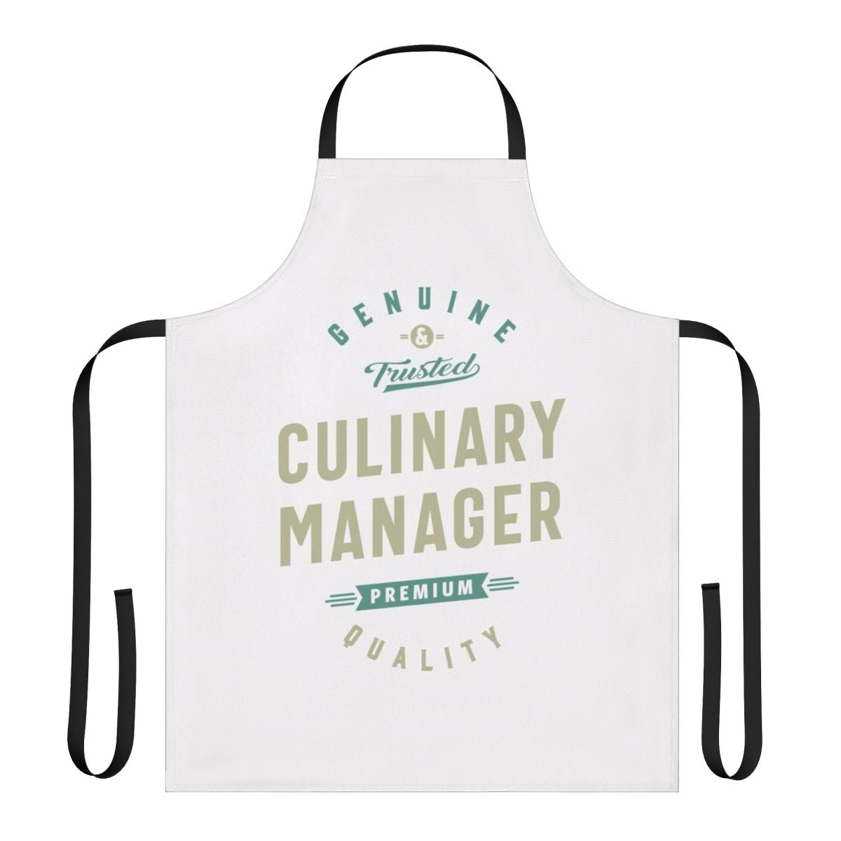 Durable and stylish apron for culinary managers in the food service industry