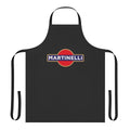 High-quality kitchen apron featuring the image of Arsenal FC player Gabriel Martinelli.
