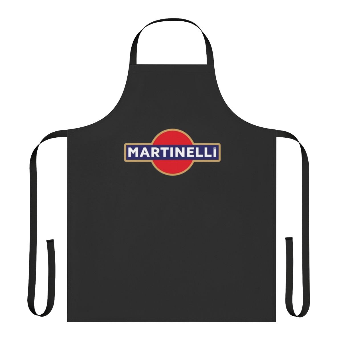 High-quality kitchen apron featuring the image of Arsenal FC player Gabriel Martinelli.