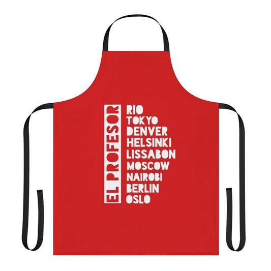 Premium Money Heist Inspired Apron with El Profesor Design