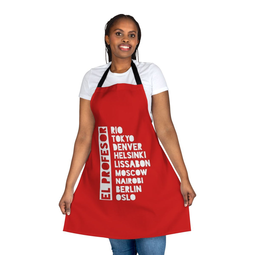 Premium Money Heist Inspired Apron with El Profesor Design