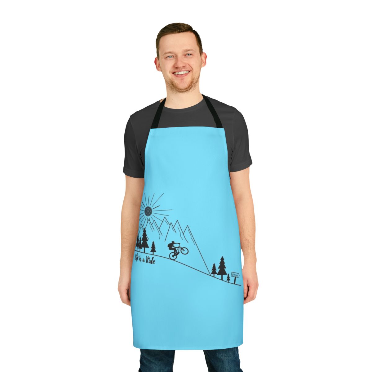 Premium mountain bike cycling apron with durable construction and versatile design