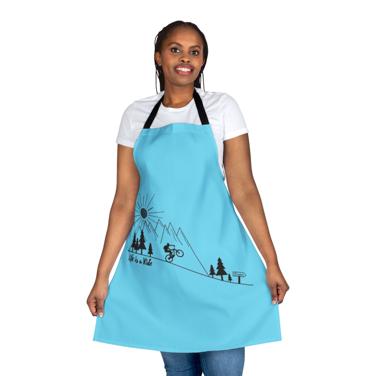 Premium mountain bike cycling apron with durable construction and versatile design