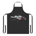 Porsche Cayman S Black Edition inspired apron featuring the iconic sports car design
