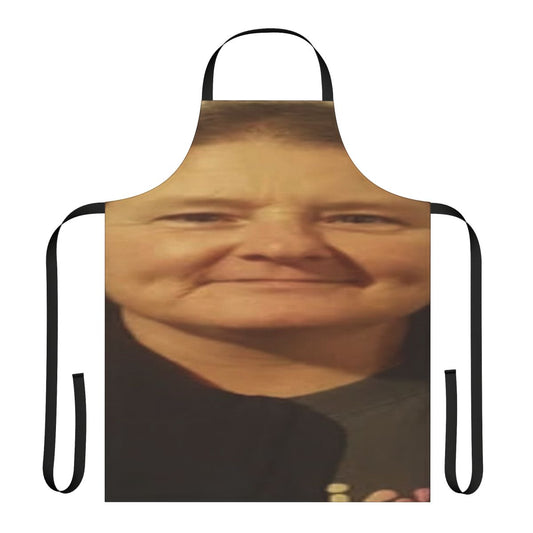 A high-quality, durable apron featuring Kay's cooking logo for the modern kitchen.
