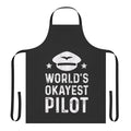 Premium quality apron with "World's Okayest" design for engineers and professionals