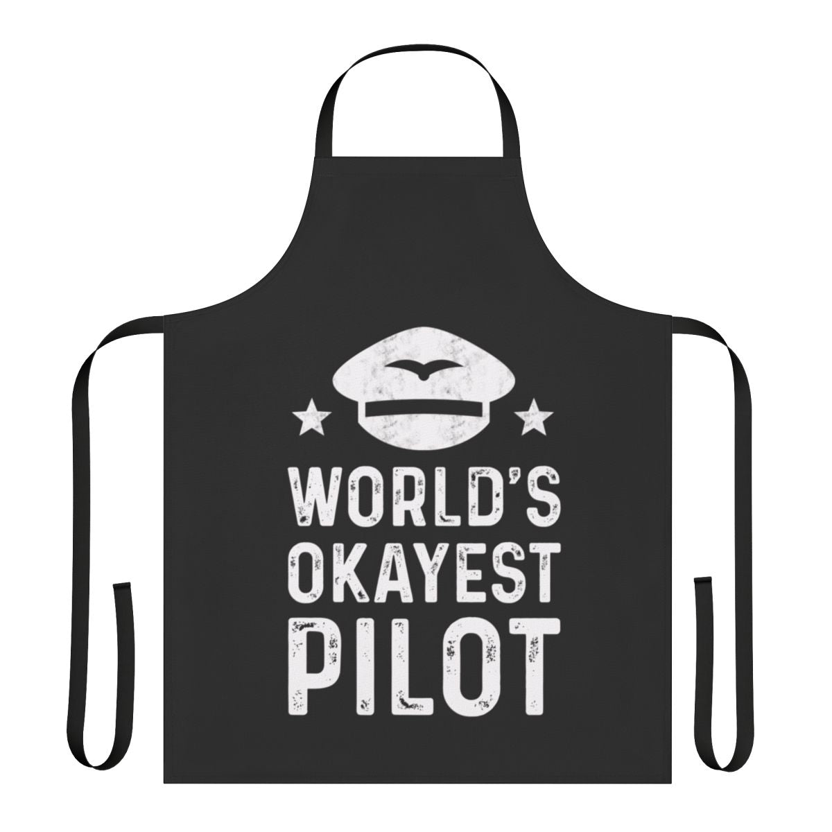 Premium quality apron with "World's Okayest" design for engineers and professionals