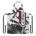 Man wearing a high-quality, durable apron featuring the Ram TRX logo and design