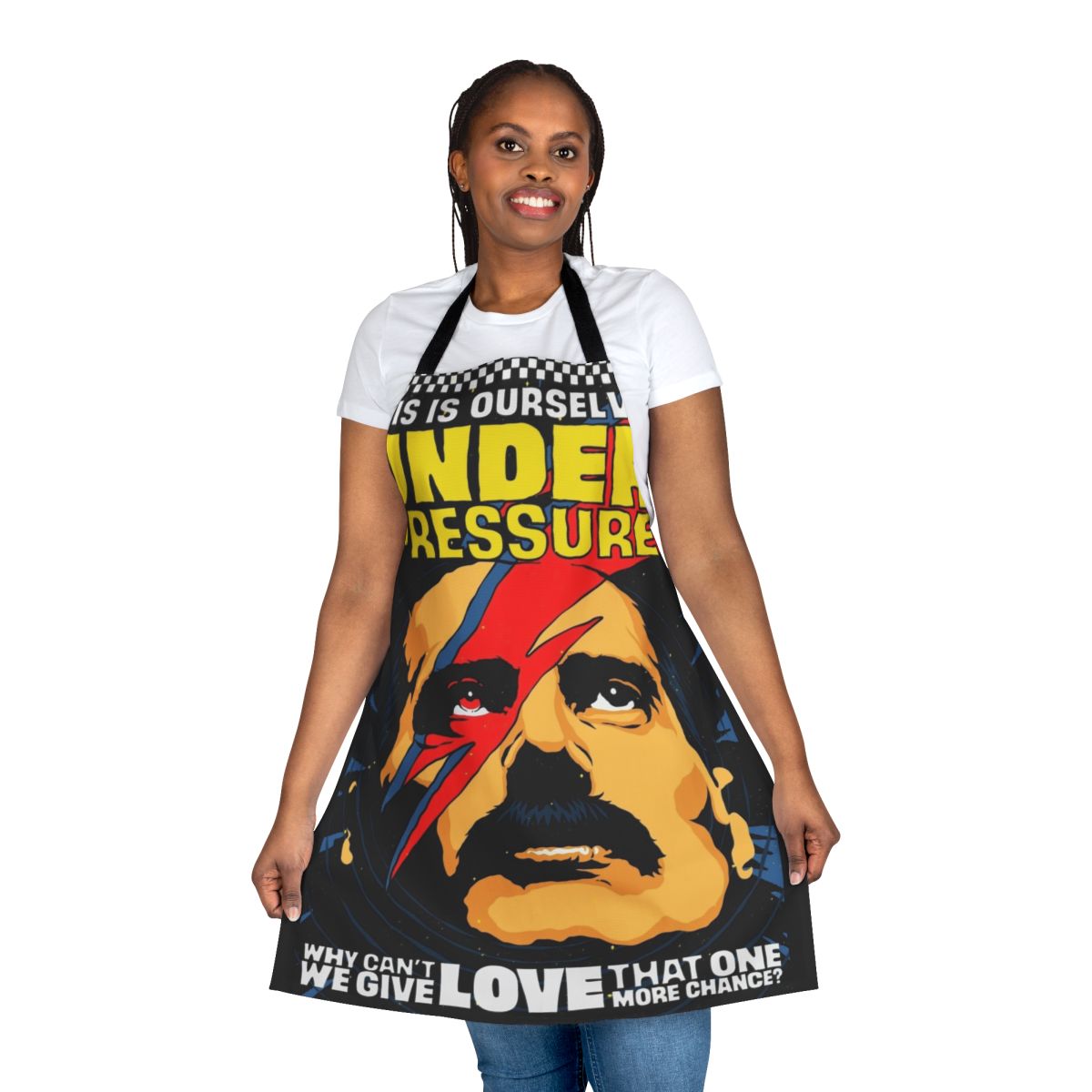 Pressure Apron with adjustable straps and pockets for cooking and baking