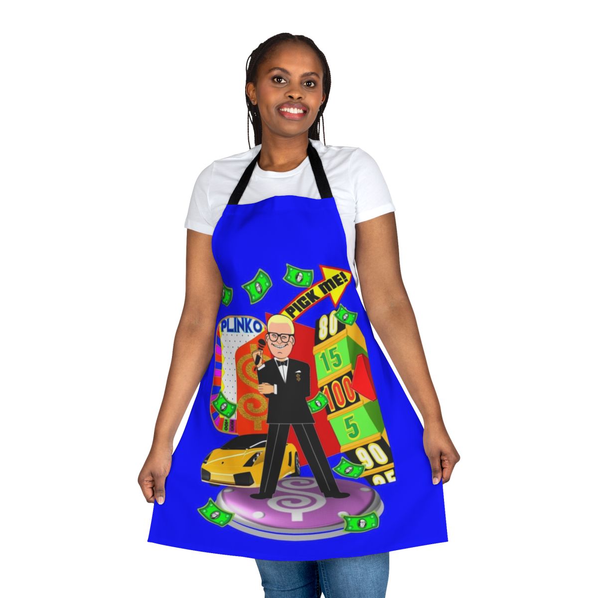 Price is Right Inspired Apron with game show graphics