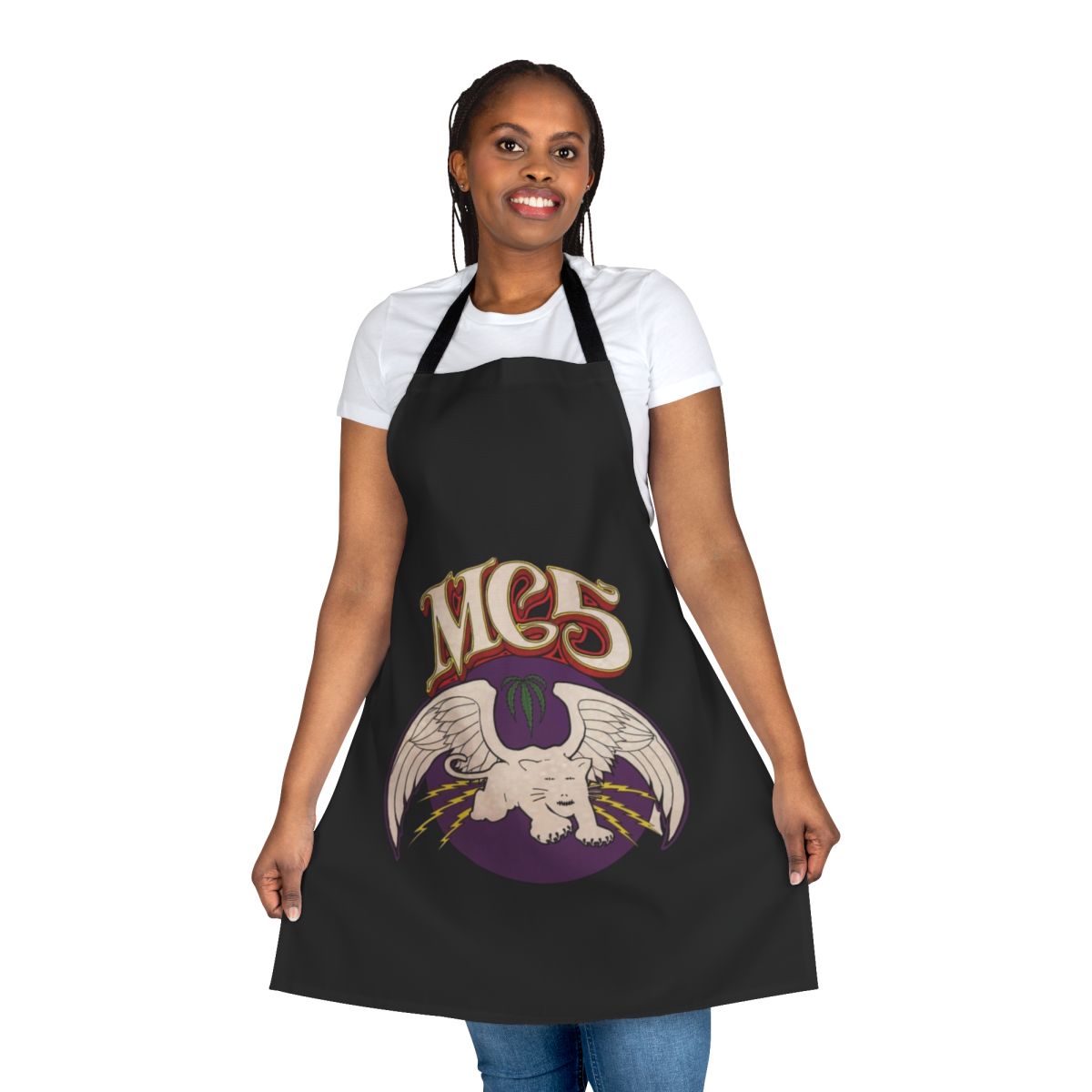 Primal Scream inspired apron with modern design
