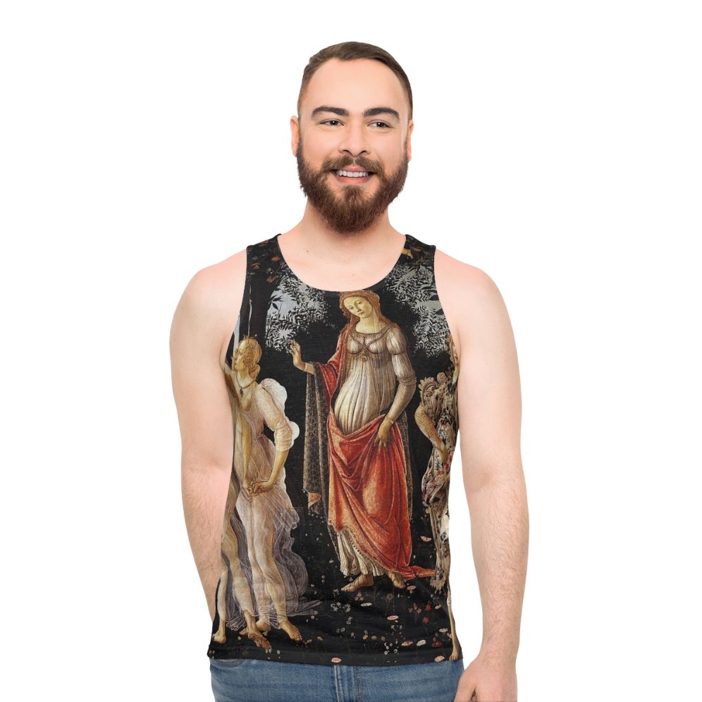 Sandro Botticelli Primavera Unisex Tank Top
