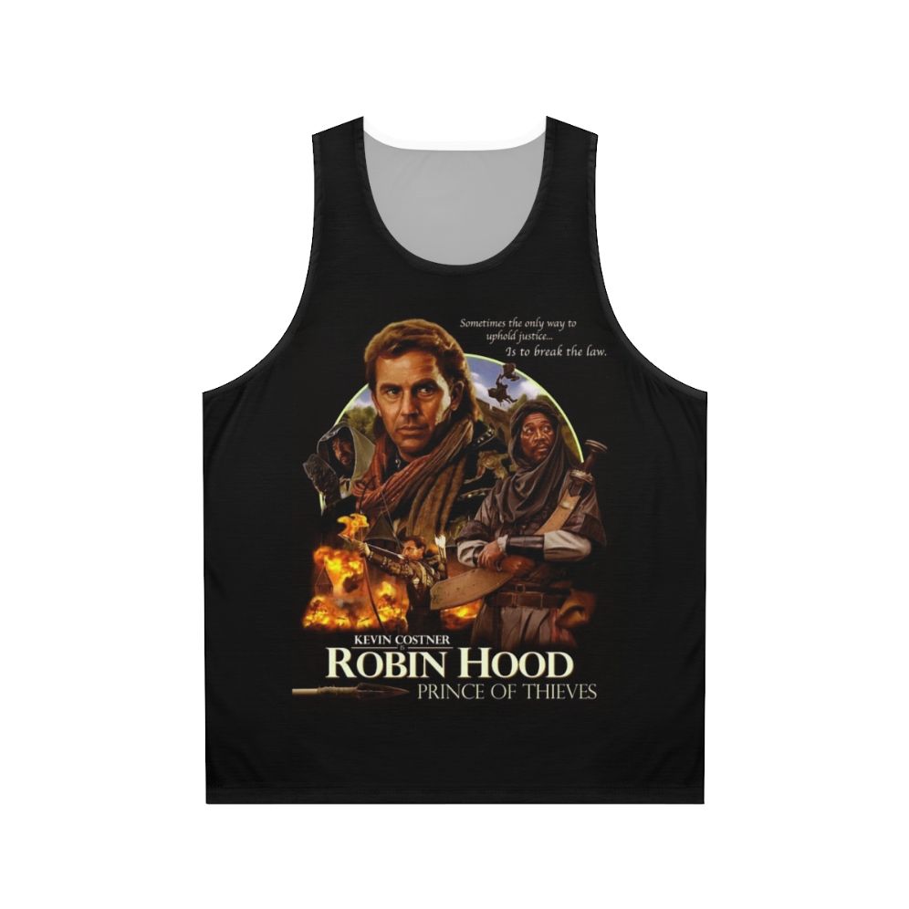 Unisex tank top featuring the 'Prince of Thieves' movie poster