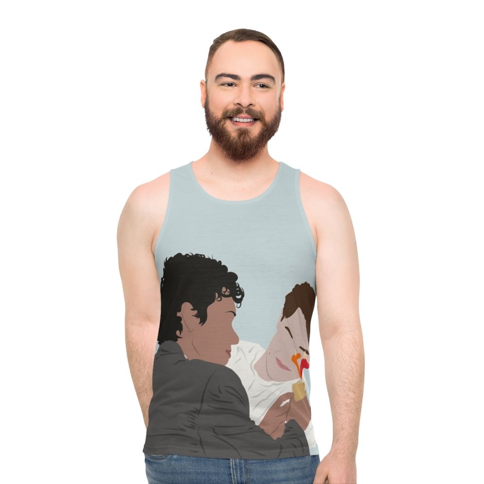 Unisex Young Royals Season 3 Tank Top with Prince Wilhelm and Simon Eriksson Quote