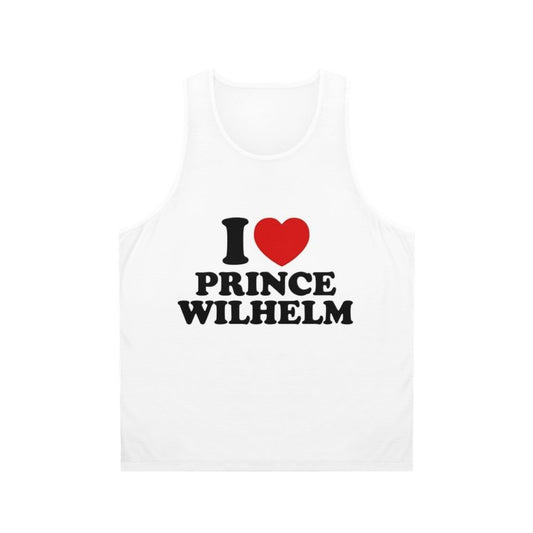 prince wilhelm young royals unisex tank top