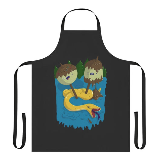 Princess Bubblegum themed apron featuring a rocket design, perfect for Adventure Time fans.