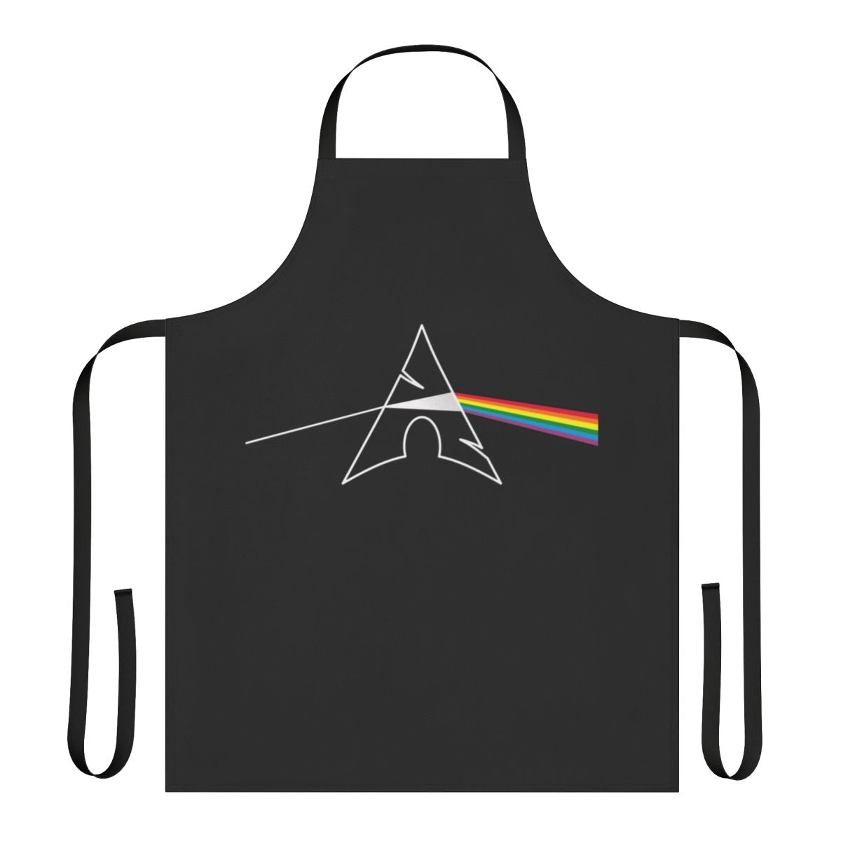 Arch Linux Prism Apron with Bird Graphic