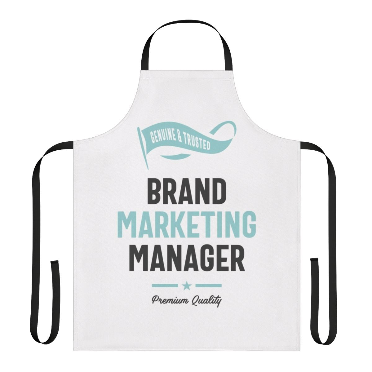 Brand Manager Apron with Pockets and Adjustable Neck Strap