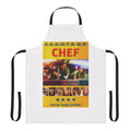 High-quality chef apron with pockets and adjustable neck strap for cooking and kitchen use