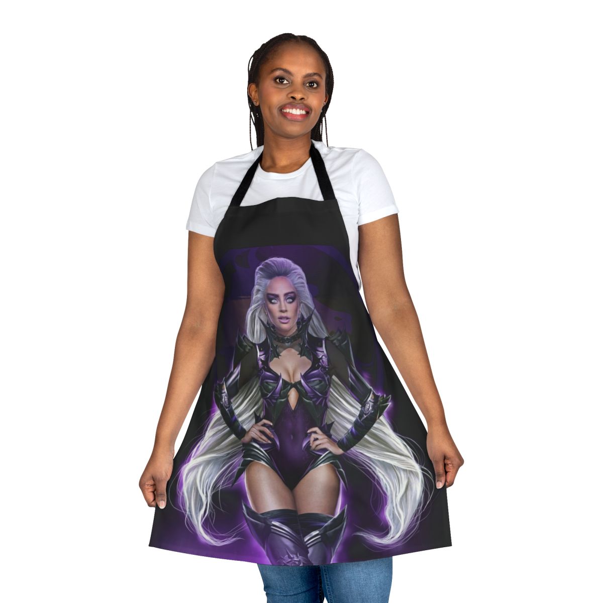 A high-quality hair apron for hairstylists and salon professionals
