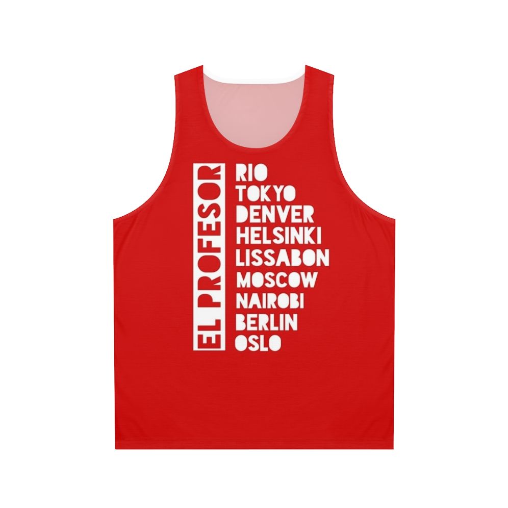 Professor Money Heist Unisex Premium Tank Top