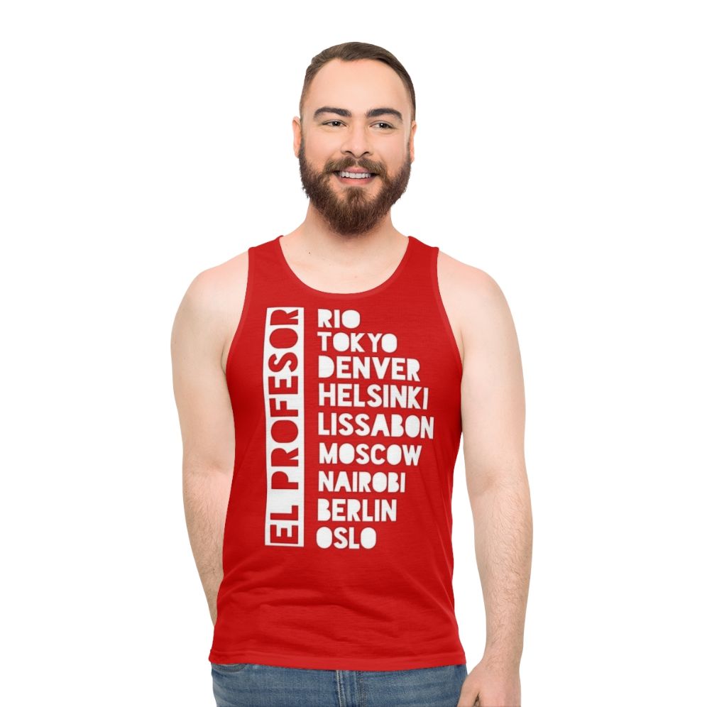 Professor Money Heist Unisex Premium Tank Top