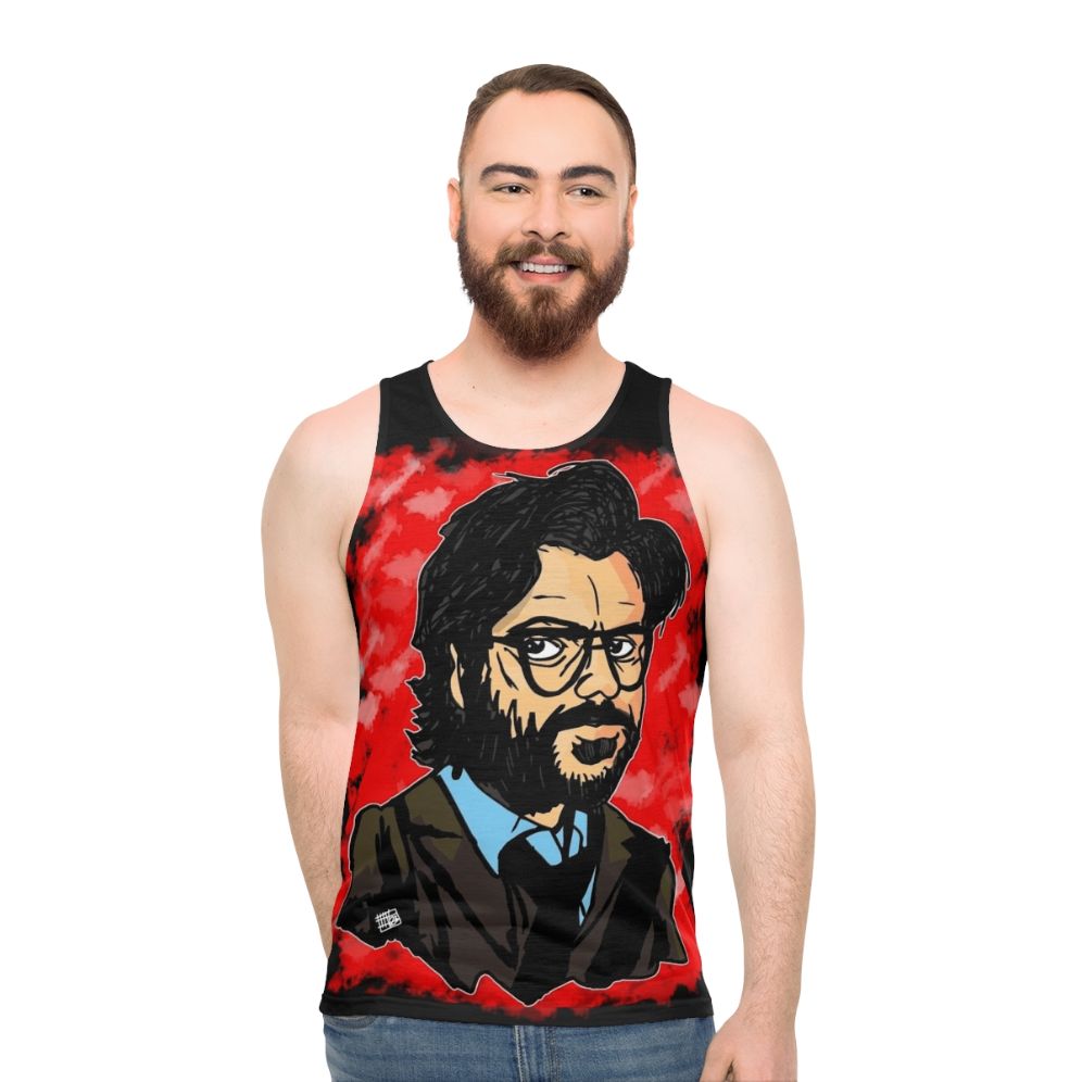 Professor from Money Heist Unisex Tank Top