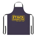 Programmers, developers, and software engineers wearing a coding-themed apron with the Stack Overflow logo
