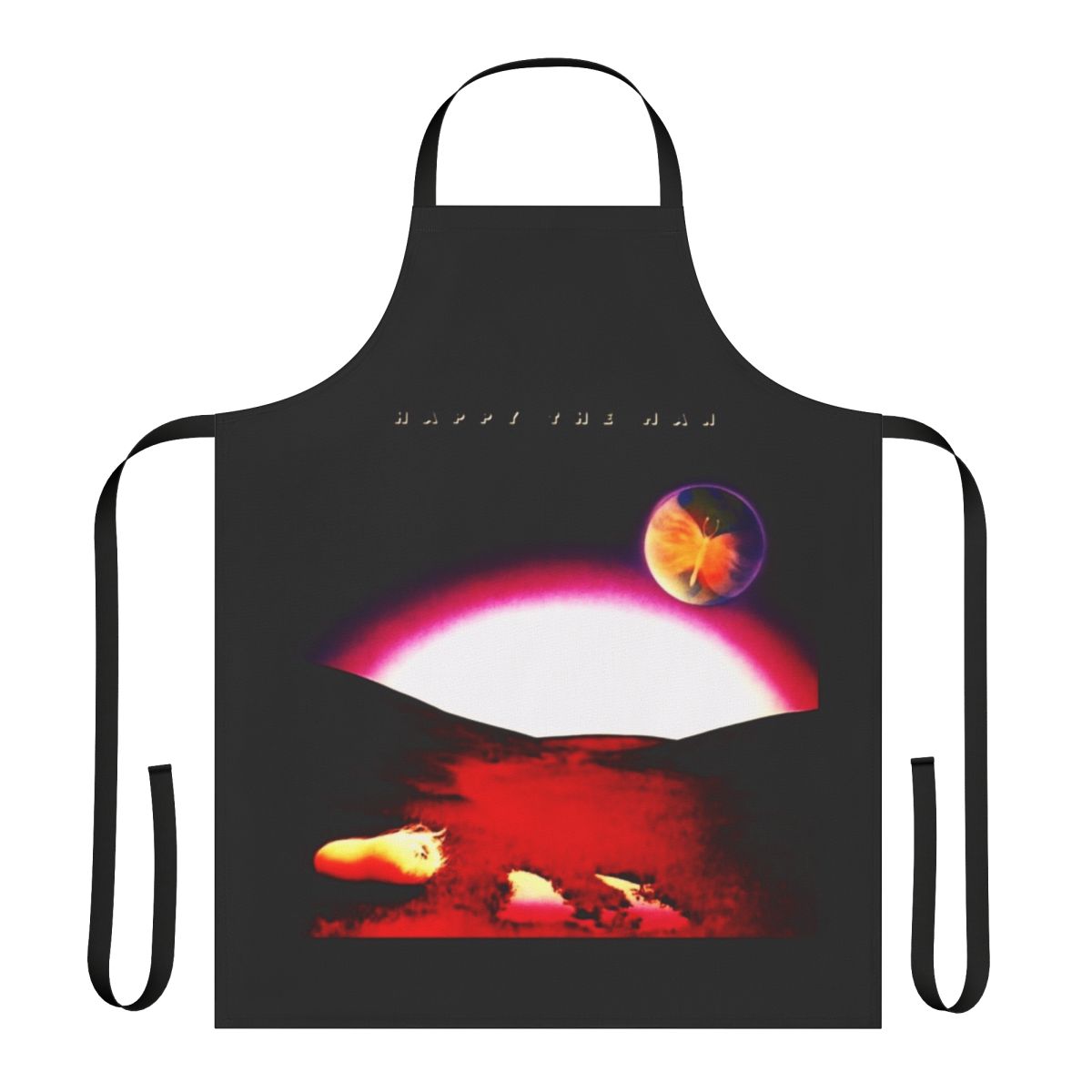 Apron featuring the progressive rock band Happy The Man