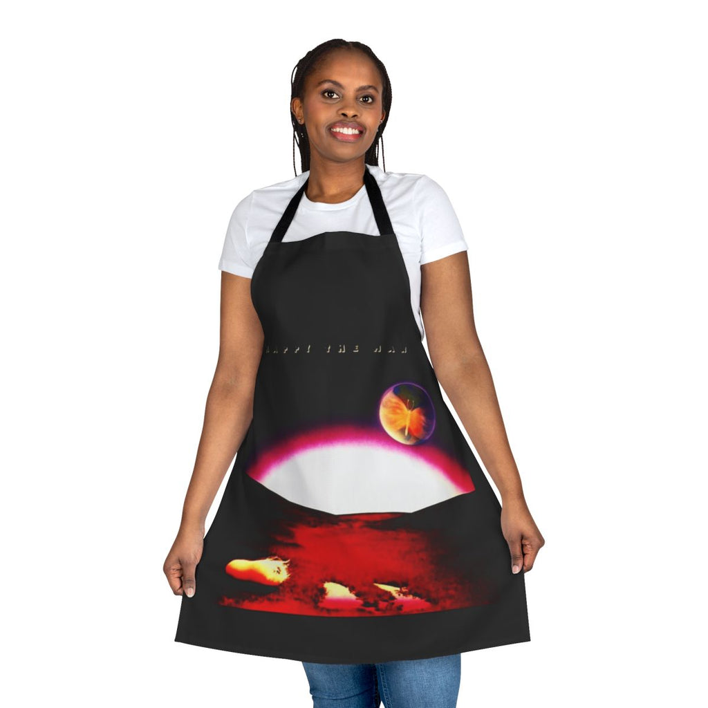 Apron featuring the progressive rock band Happy The Man