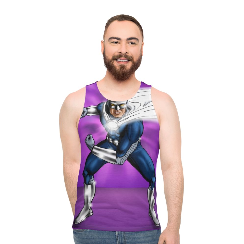 Proton Man Superhero Unisex Tank Top