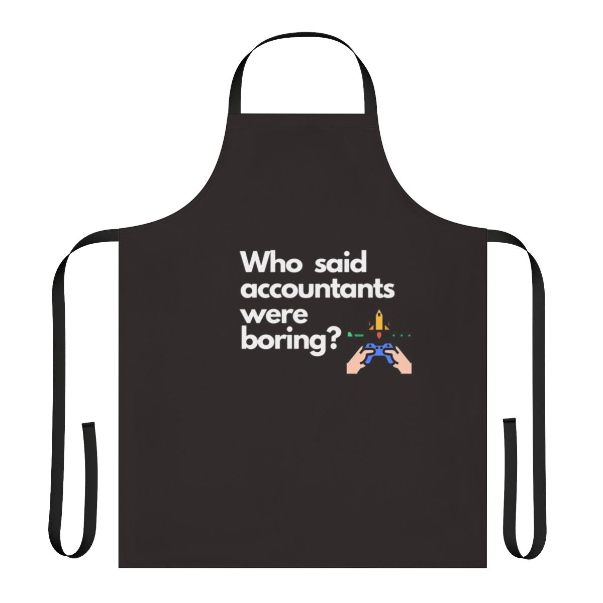 Bookkeeper, accountant or auditor apron for proud gamers
