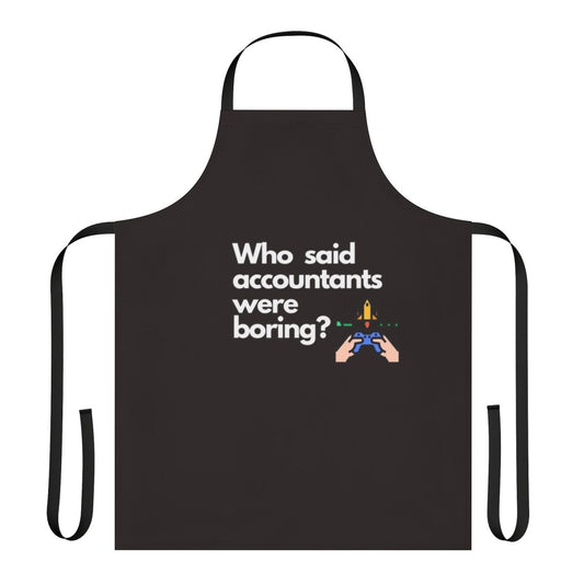 Bookkeeper, accountant or auditor apron for proud gamers