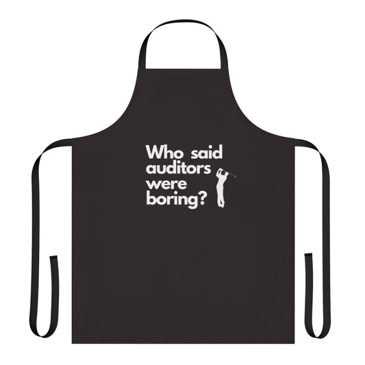 Proud Bookkeeper and Auditor Apron - Celebrate Your Accounting and Auditing Passion