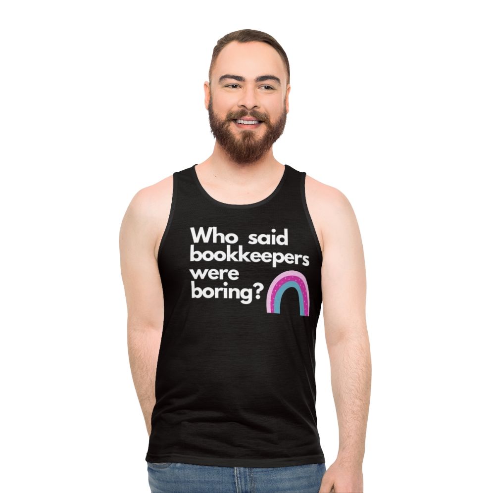 Proud Bookkeeper Unisex Tank Top