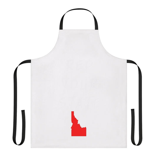 Idaho state pride apron for cooking and baking