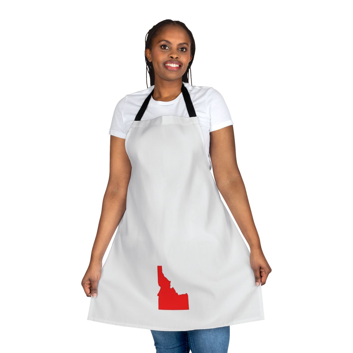 Idaho state pride apron for cooking and baking
