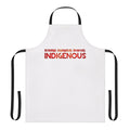 Apron featuring indigenous design and artwork, celebrating native culture and pride.