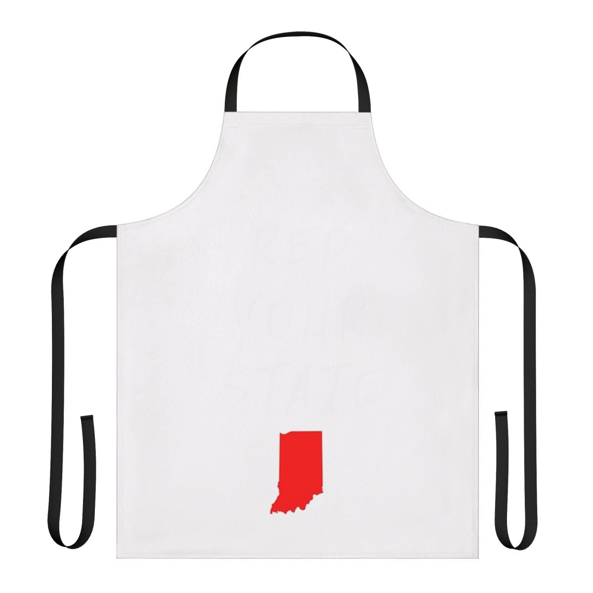 Durable and stylish Indiana-themed apron for cooking and baking