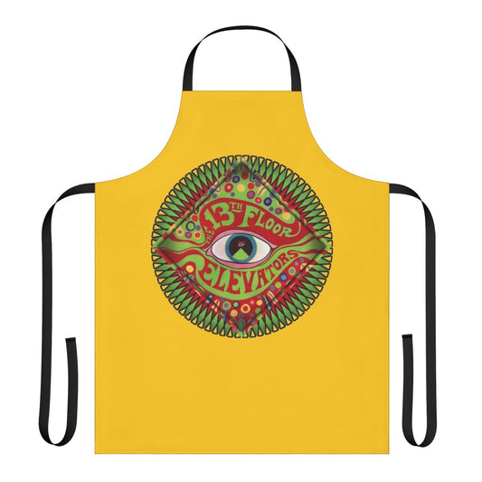 13th Floor Elevators inspired apron featuring psychedelic design