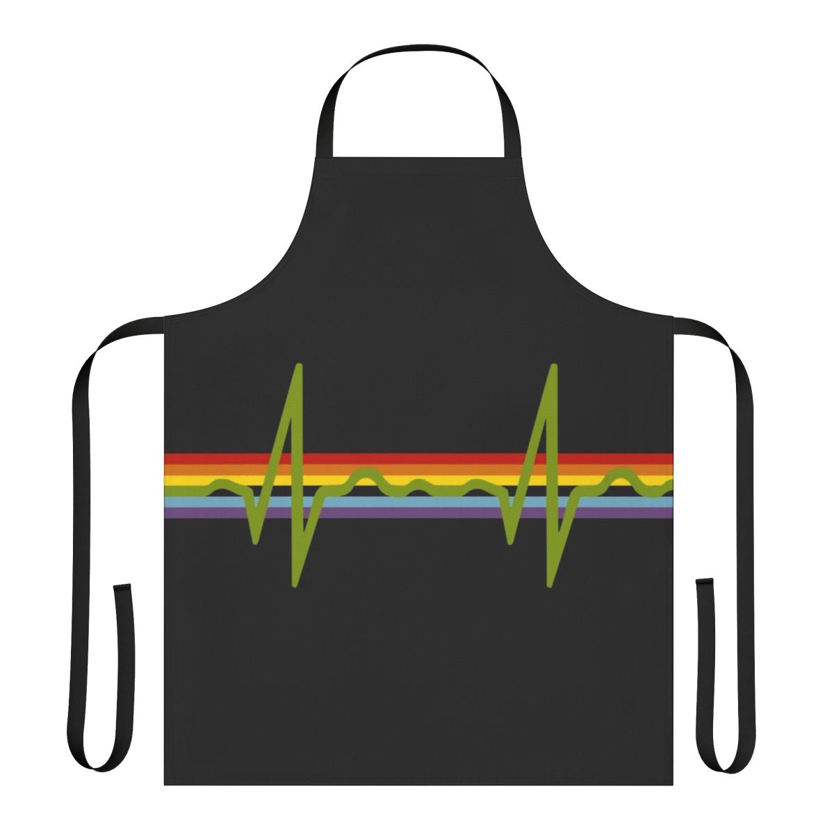 Apron featuring the iconic "Dark Side of the Moon" album cover design